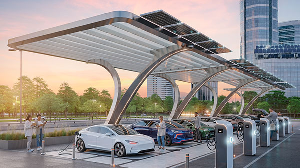 estación de metro ligero en Madrid